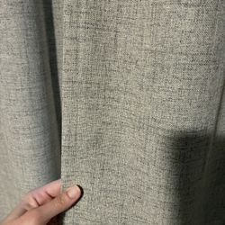 Black Out Linen Curtains (3) $30 (+ Rods)