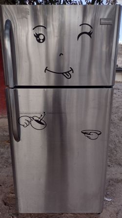 Frigidaire stainless steel refrigerator $350