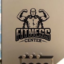 Wall Decal Home Decor Vinyl Art Sticker Gym Weights Lift Motivational Girls Men