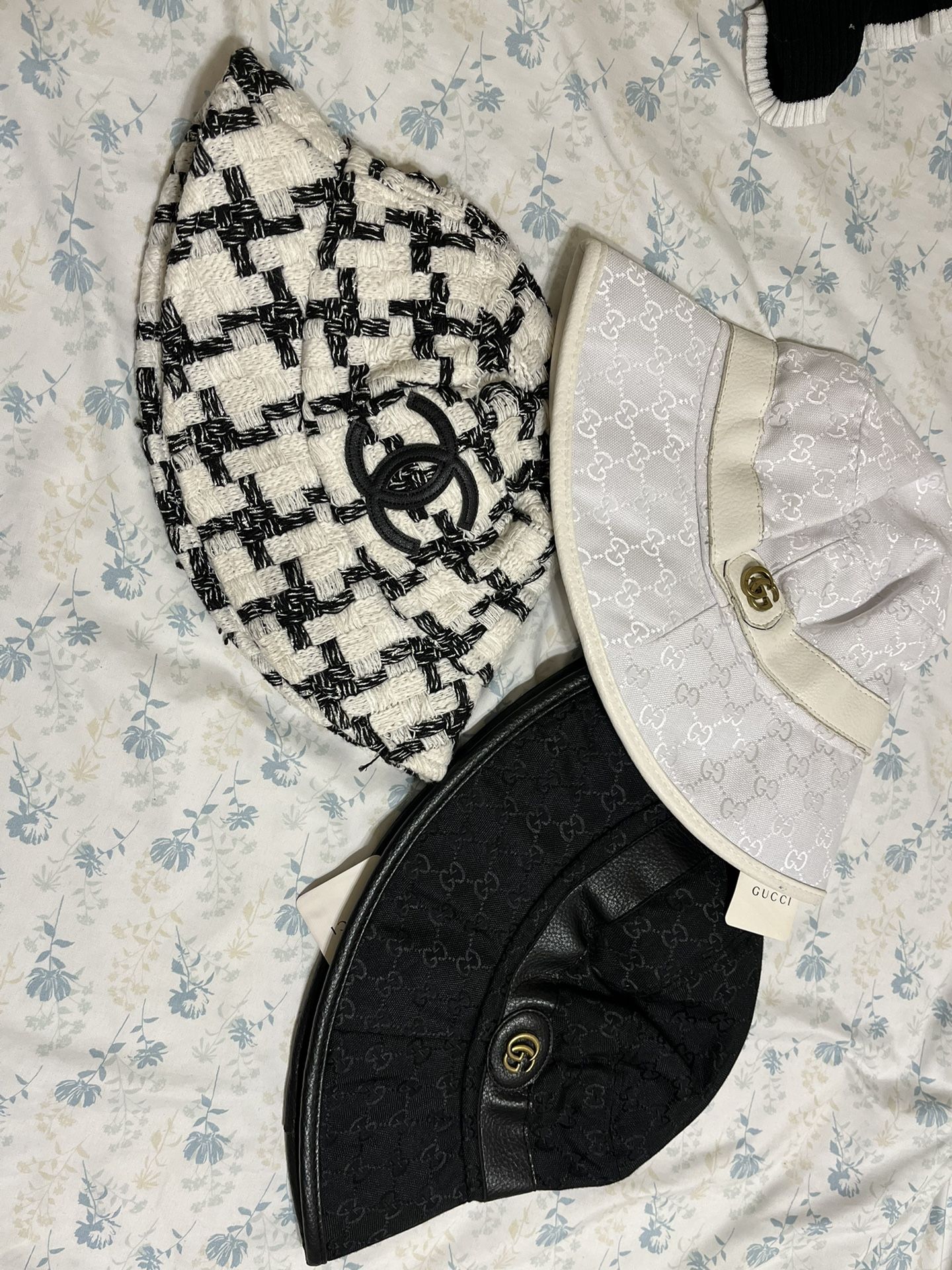 SALE!Channel & Gucci bucket hat BUNDLE (!!read description!!)
