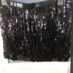 Sequence Black Layered Skirt- Med/large