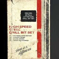 SNAP-ON HIGH SPEED STEEL DRILL BIT SET