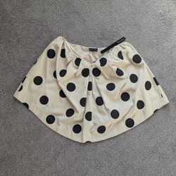 Polkadot print top