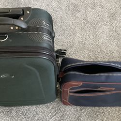 Carry On Suitcase With Handel & Wheels/ Travel Bag