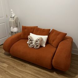 Velvet Upholstered Sofa Bed, 70”