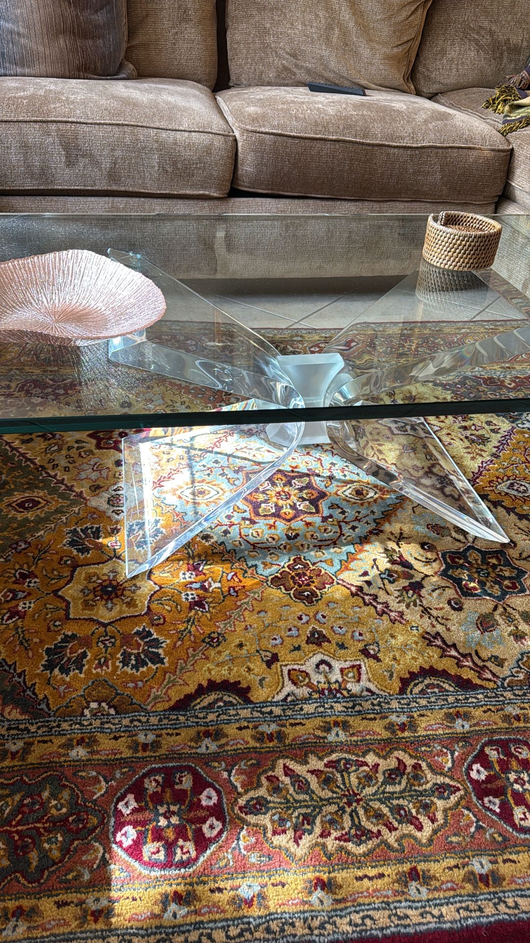 Rectangle Glass Coffee Table