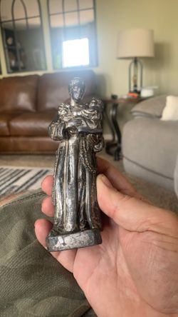 St Francis 1800s religious artifact