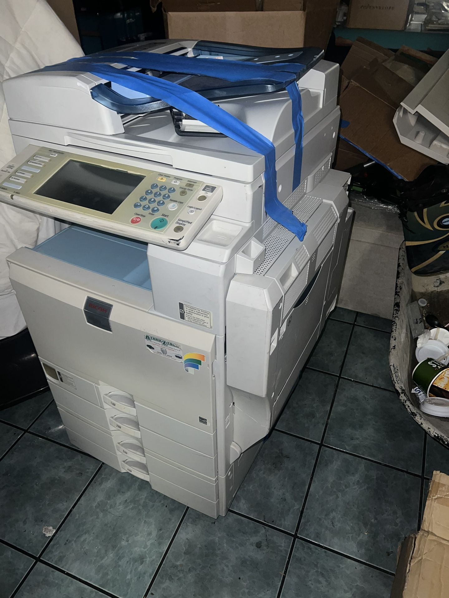 Ricoh MP C4000 Printer Works Perfectly