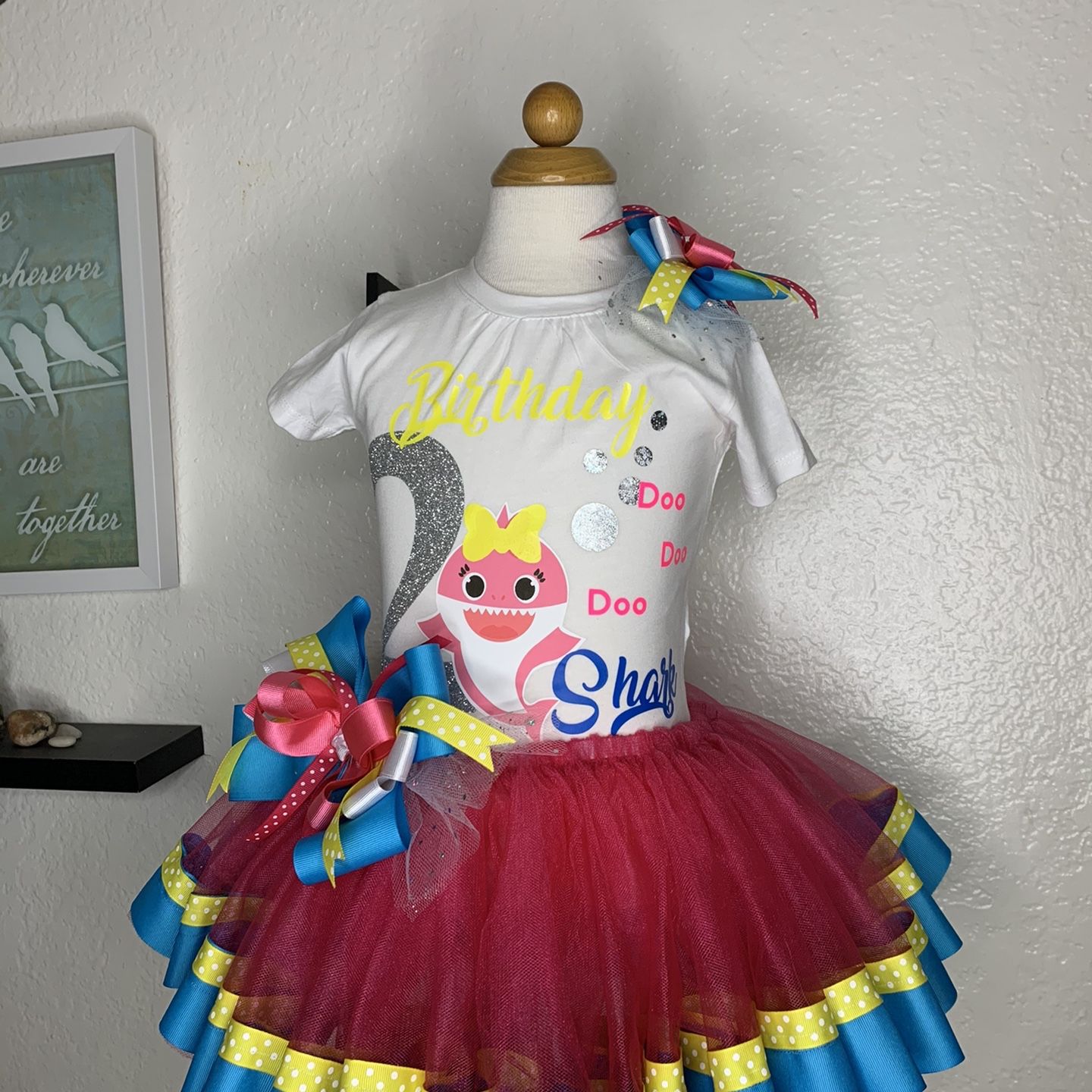 Baby Shark Tutu Set