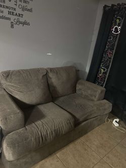 Grey Loveseat FREE MUST PICK UP 