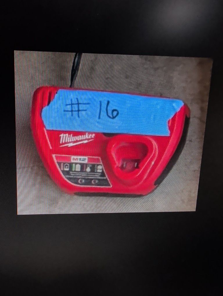 #16 Milwaukee M12 12-Volt Lithium-Ion Battery Charger-fair