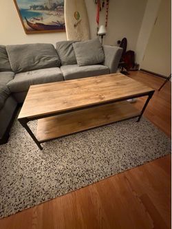 Wood Coffee Table - Restoration Hardware Copy