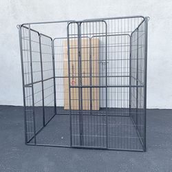 (NEW) $180 Heavy Duty 5x5x5ft Tall 8-Panel Pet Playpen Dog Crate Kennel Exercise Cage Fence 