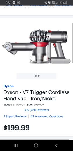 Dyson v7 trigger cordless vacum