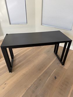 Modern Black Office Desk / Writing Desk