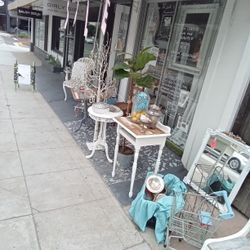 Girly Girly Furniture Open Late End Table Night Stanc Bistro Table Mirror 