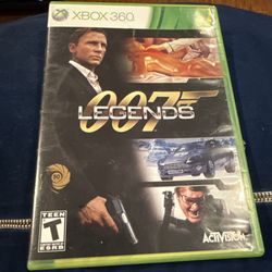 007 Legends (Microsoft Xbox 360, 2012) 