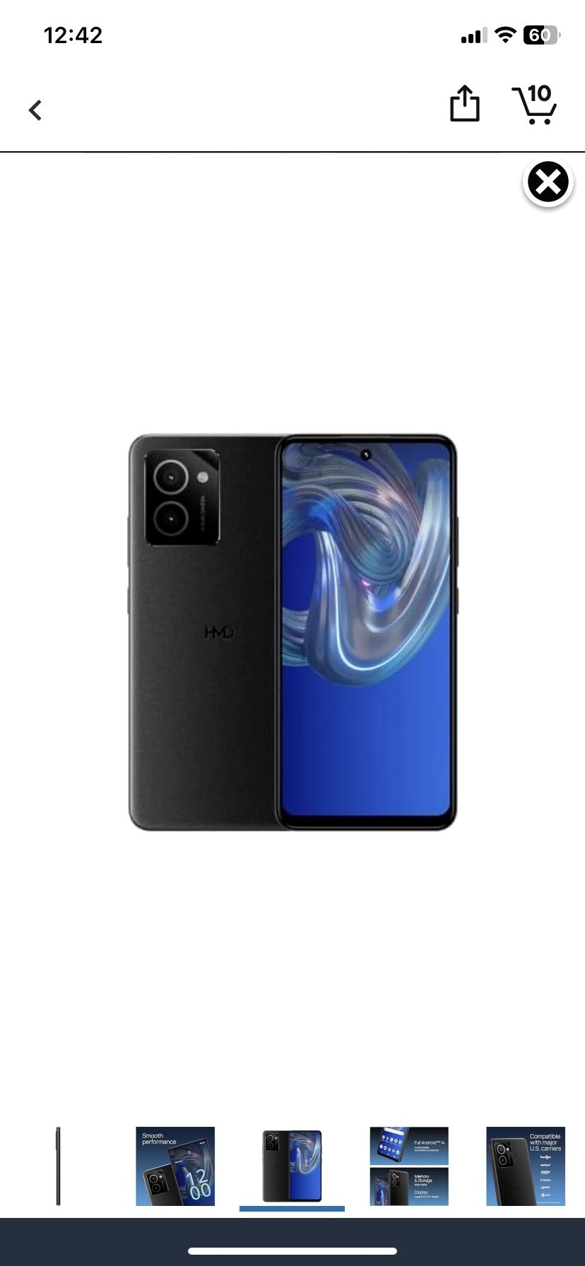 HMD Vibe | Unlocked Android 14 Smartphone