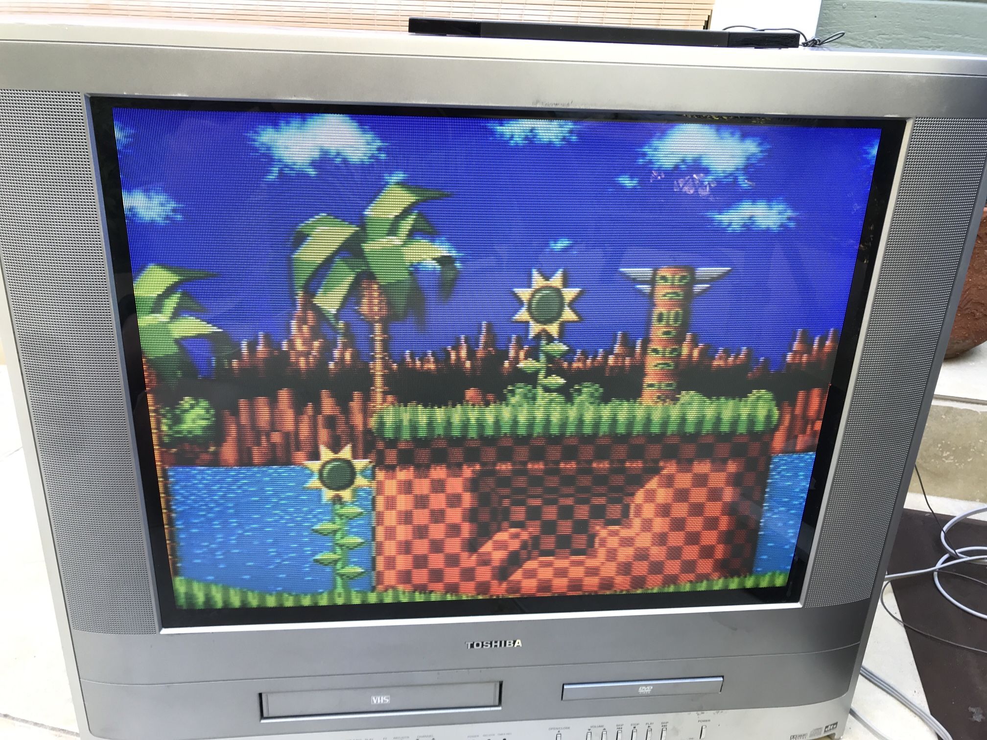 Toshiba MW24FP1 24” Dual Combo DVD VHS CRT TV