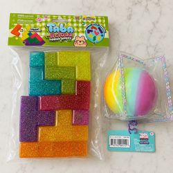 Taba-licious Squish Bricks and Taba Mochi Squishy Ball