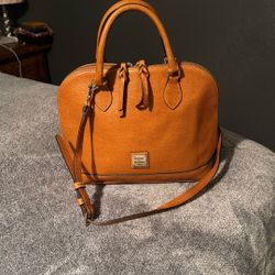 Dooney and Bourke  Handle Shoulder Bag  Color Brown 