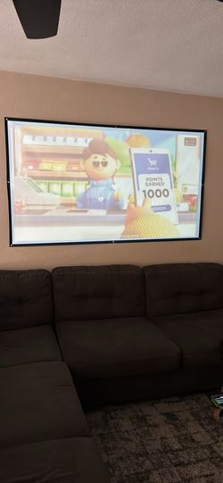XGOBY 4K Mini Smart projector W Screen and Soundbar $60