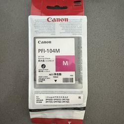 PFI-104M Ink Magenta cartridges Replacement for Canon Printer