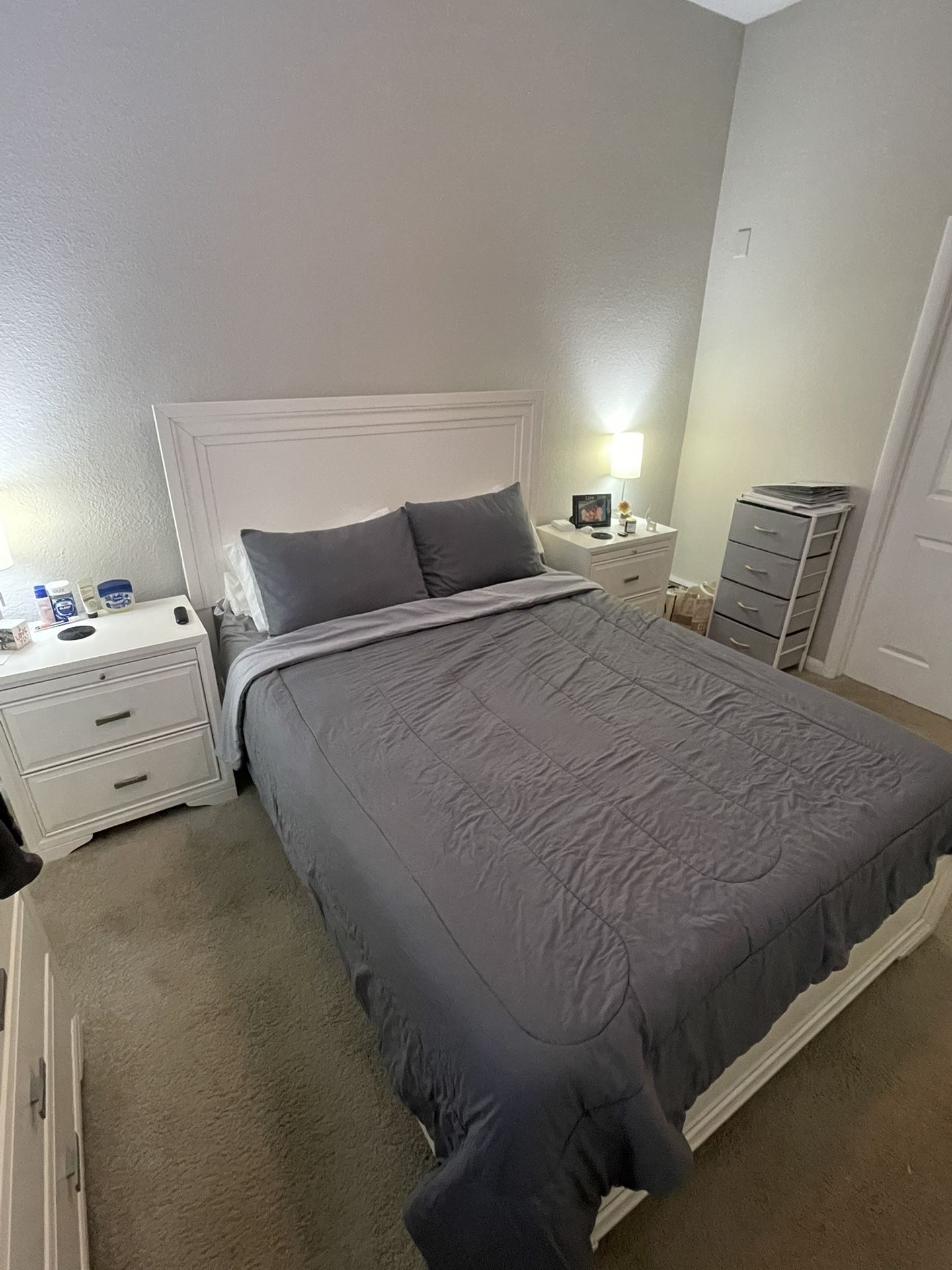 Bed Frame & Night Stands