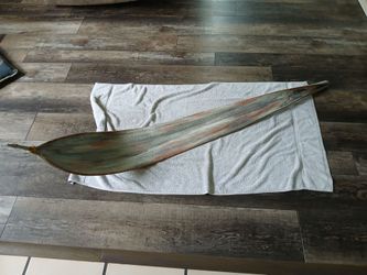 Decor, painted palm