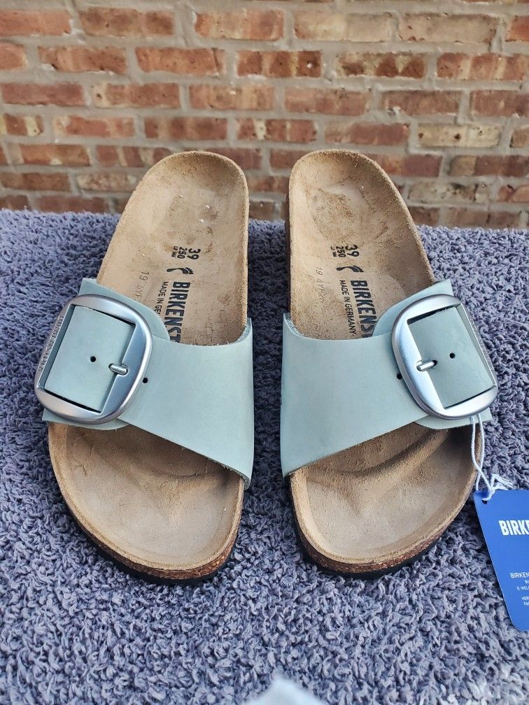 Birkenstock Madrid Big Buckle Sandals 39 US Size Women 8 Men 6 New