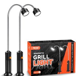 BRAND NEW 2 Pack Outdoor Bright Magnetic LED BBQ Light