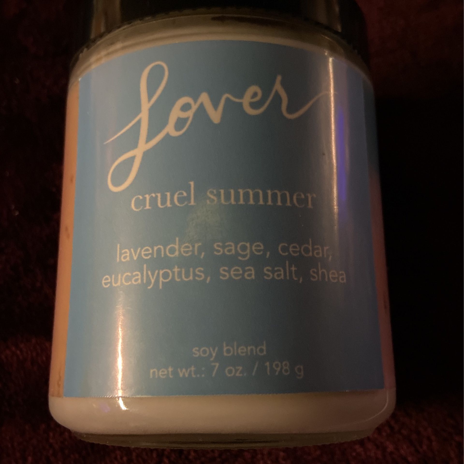 Lover—“Cruel Summer” Inspired Soy Blend 7oz Candle