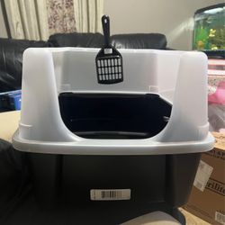 Iris Cat Litter Box with sides (New)