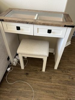 Small White Farmhouse style desk