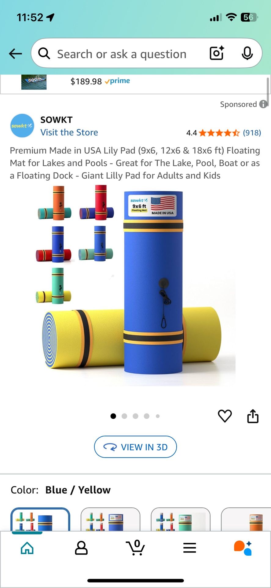 Big Floating Mat