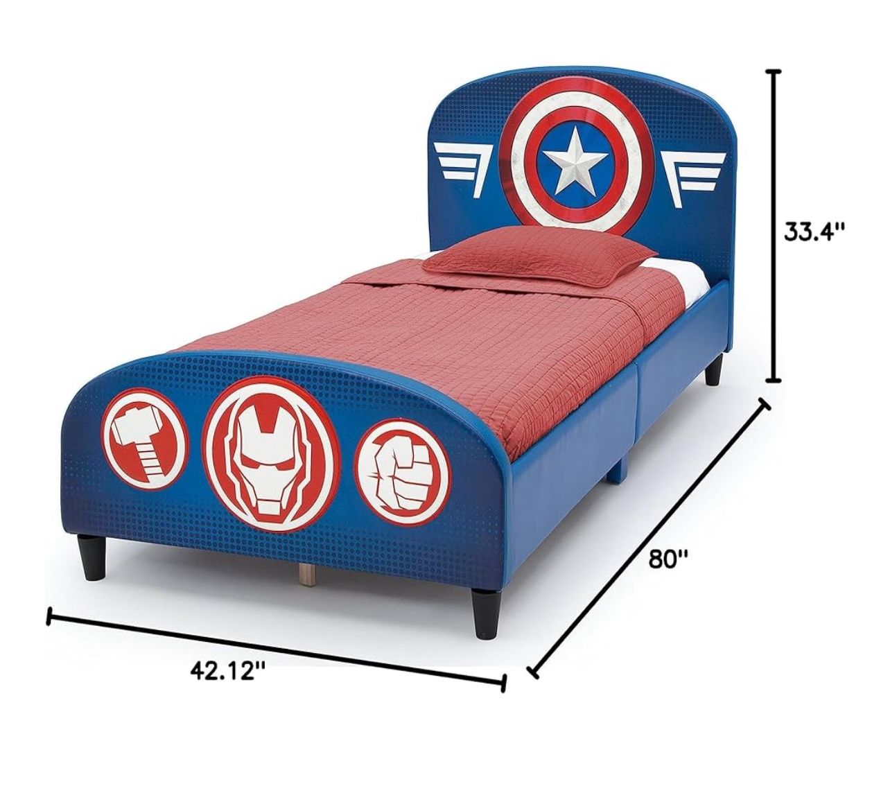 Marvel Avengers Twin Bed