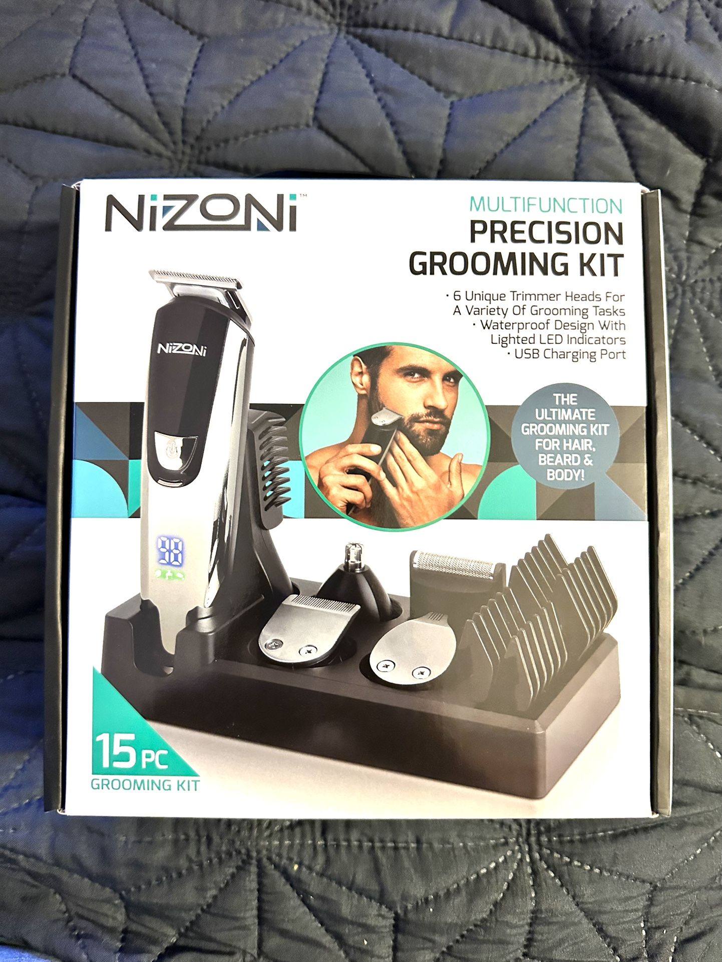 Nizoni 15-piece Multifunction Precision Grooming Kit