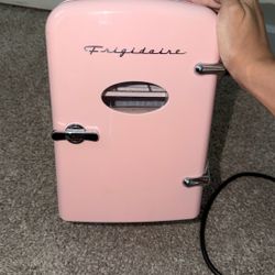 Pink Compact Fridge