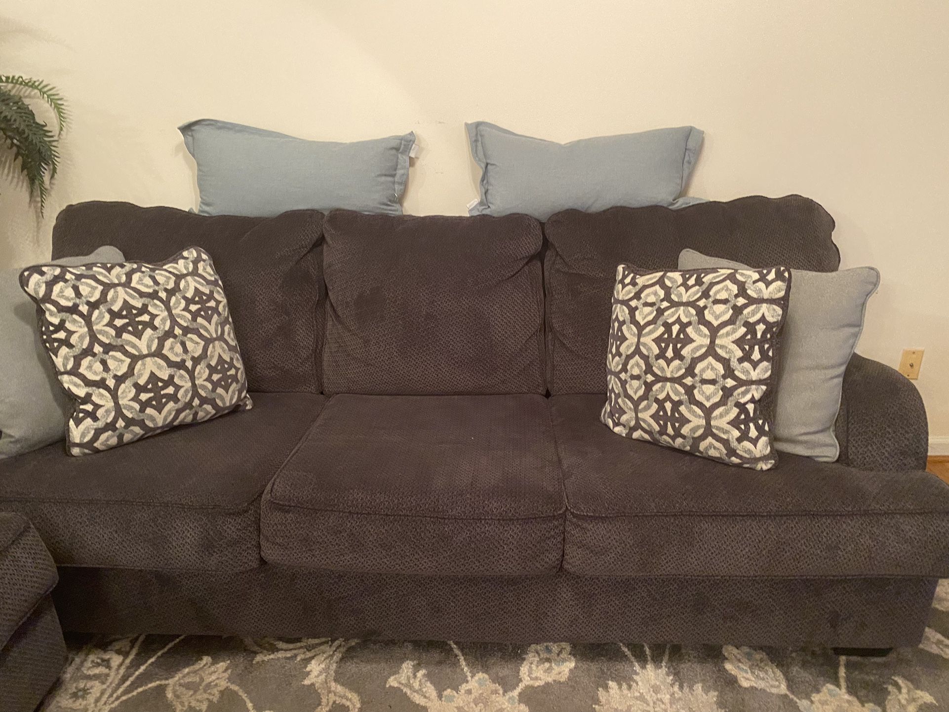 Couch and Loveseat Set