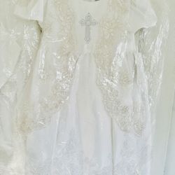 New Baptism Dress Size 3t And 4t 