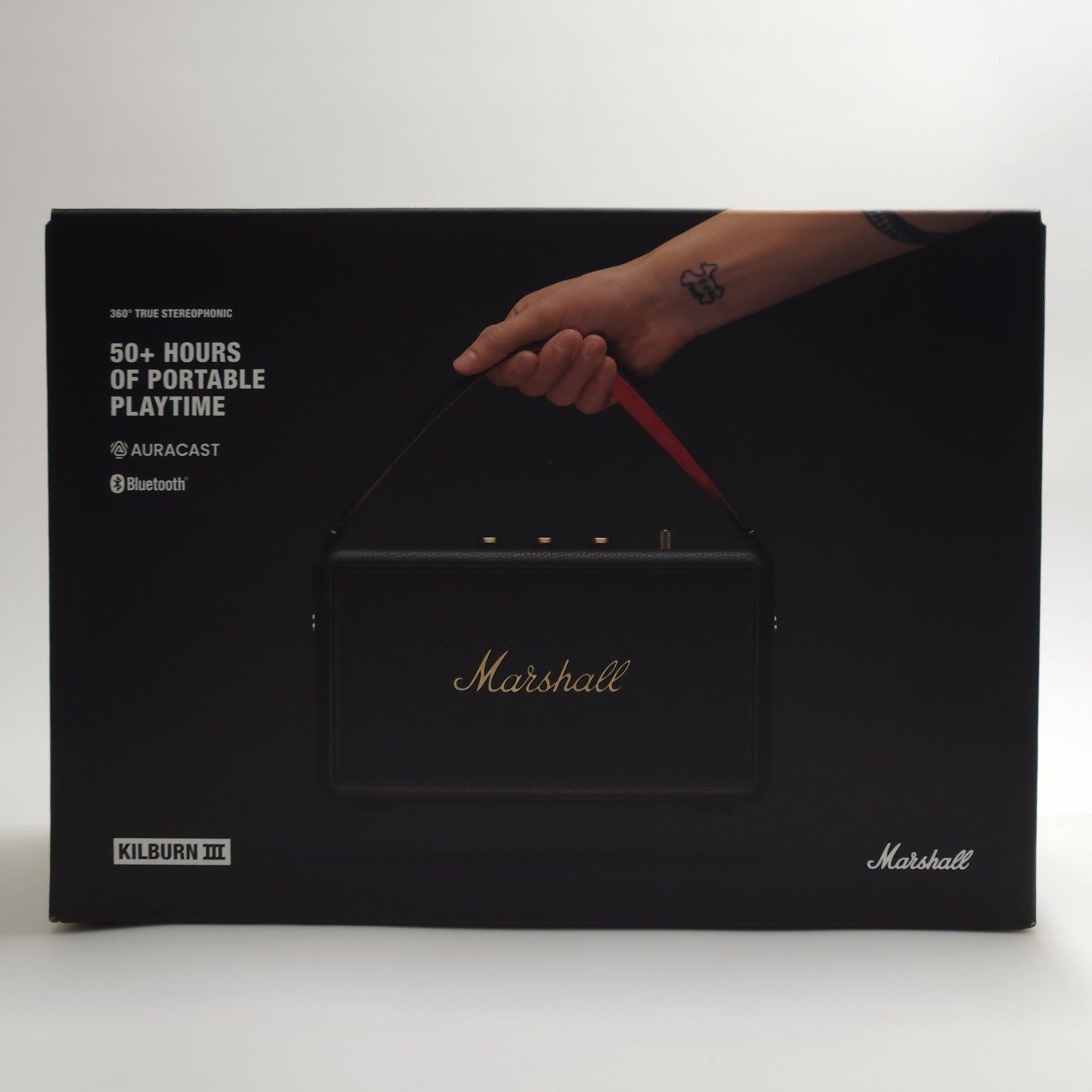 New Marshall Killburn III Portable Bluetooth Speaker Black