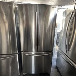 Samsung French Door Apt Size 32” Stainless Steel Fridge We Deliver And Install🚚