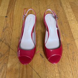 Red Open Toe Heels