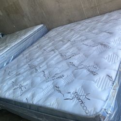 Brand New   Pillow  Top Queen  Mattress And Box