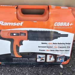Ramset
Cobra+ 0.27 Caliber Semi-Automatic Powder Actuated Tool (PAT) with Silencer