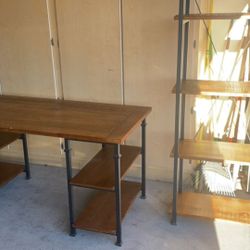 Desk And Shelf 