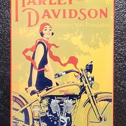 Harley Davidson Vintage Metal Print