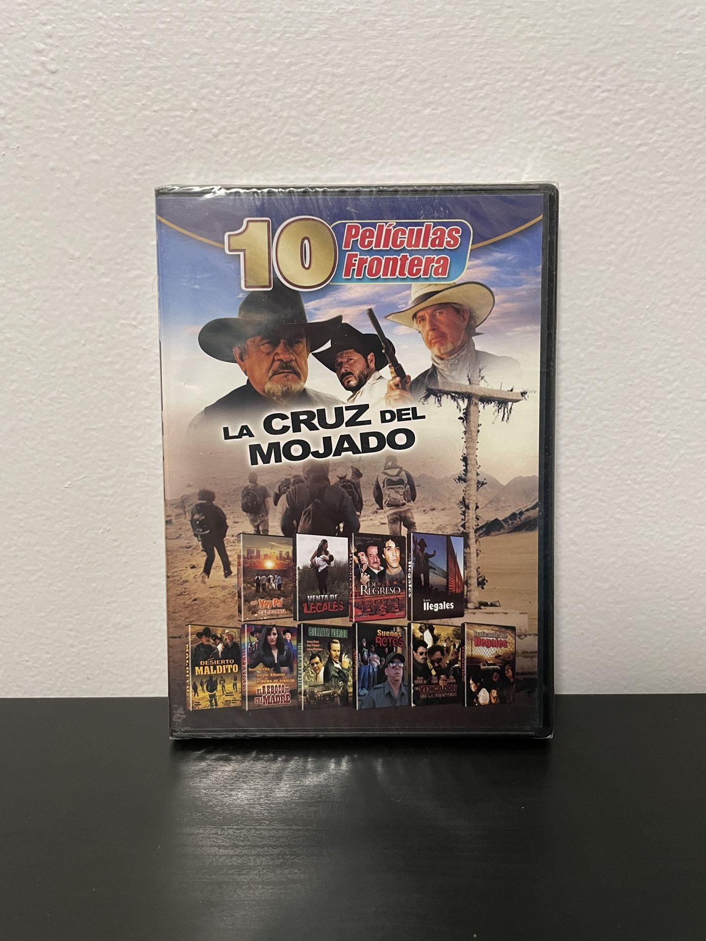 La Cruz Del Mojado DVD NEW SEALED 10 Peliculas Frontera Spanish Collection RARE
