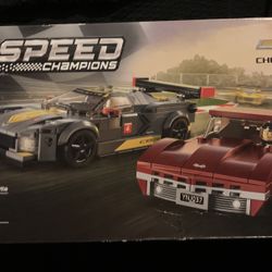 LEGO Speed ​​Champion Chevrolet Corvette C8.R Race Car & 1968 Chevrolet Corvette
