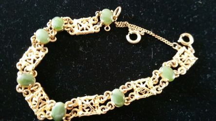 Gold filled bracelets and necklace